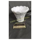 Westmoreland Milk glass grape pattern