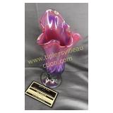 Fenton lily of the valley plum opalescent carnival