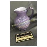 Fenton lavender iridescent reverse drape style