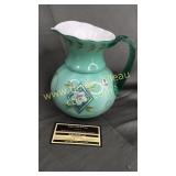 Fenton white cased spruce green diamond jubilee