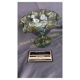 Green carnival candy stand