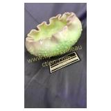 Fenton gloss Burmese RARE orange tree slag glass