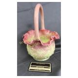 Fenton RARE gloss Burmese wild lace and bow knot