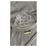 Heavy cut crystal bowl