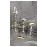Set of 3 candle stands