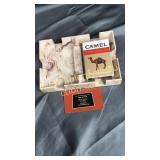 Vintage card holder with camel card deck