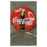 Coca Cola button sign