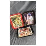 3 Coca-Cola trays