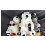Box of Coca-Cola plush animals