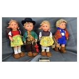 4 Hummel dolls