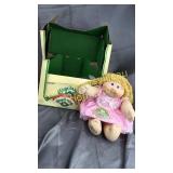 Cabbage patch doll with box as is