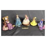 Group of lady statues and musicals- royal