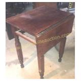 Antique drop leaf side table cool piece from late