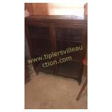 Antique 2 door bookcase