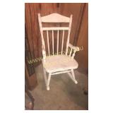 Painted rocking chair