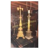 2 vintage lamps