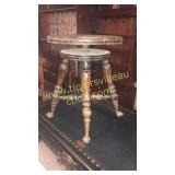 Antique organ stool