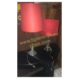 2 modern lamps