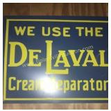 Modern cream separator sign