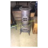 Antique caboose heater