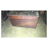 Primitive dovetail trunk with key