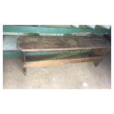 Primitive bench in natural finish