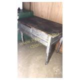 Primitive "Possum Belly" baking cabinet