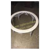 Iron base table no glass