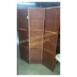Wicker room divider