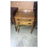Maple bed side table