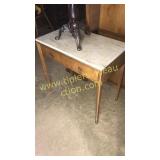 Marble top writing desk