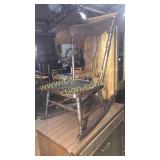 Walnut rocking chair