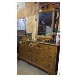 Dresser and Mirror chippendale style