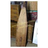 Vintage wooden ironing board