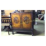 Antique radio cabinet