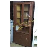 Primitive corner kitchen cupboard