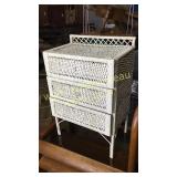 Wicker storage stand