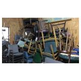 Mountain of chairs