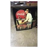 Modern tin coke sign