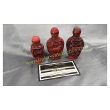 Small carved bottles