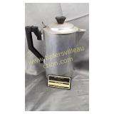 Vintage aluminum ware percolator