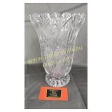 Heavy crystal vase