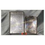 Vintage advertising baking pans