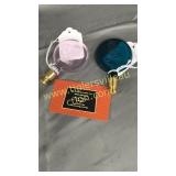 Pair of Aladdin glass finials limited edition