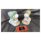 2 sets of decorated towel bar holders made in