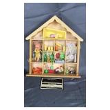 Vintage tiny collection shadow box