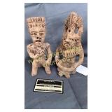 2 primitive tribal sculptures