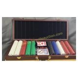 Poker set in case