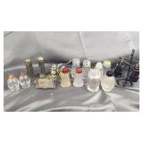 Group of salt and pepper shakers