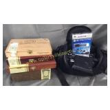 Cigar boxes and sony digital camera